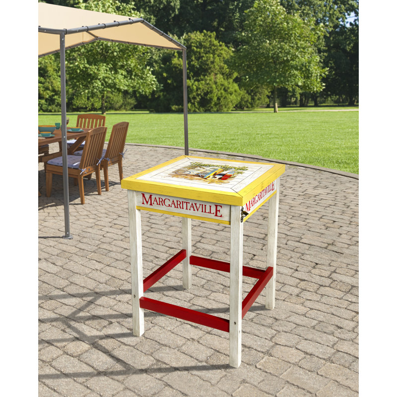 Globe Square Poplar Outdoor Bistro Table